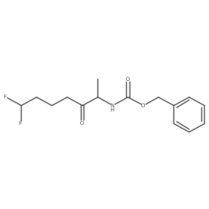 benzyl N-(7,7-difluoro-3-oxoheptan-2-yl)carbamate Structure
