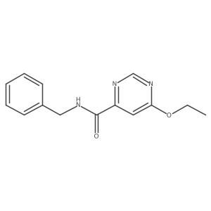 N-benzyl-6-ethoxypyrimidine-4-carboxamide Structure
