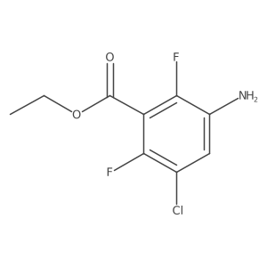 Ethyl 3-amino-5-chloro-2,6-difluorobenzoate Structure