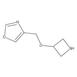4-[(Azetidin-3-yloxy)methyl]-1,3-oxazole Structure