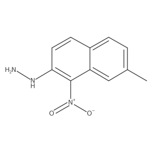 (7-Methyl-1-nitronaphthalen-2-yl)hydrazine结构式
