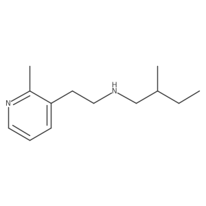 (2-Methylbutyl)[2-(2-methylpyridin-3-yl)ethyl]amine Structure