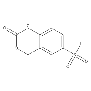 2-Oxo-1,4-dihydro-3,1-benzoxazine-6-sulfonyl fluoride Structure