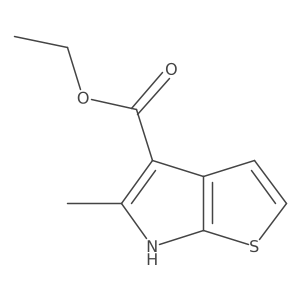 ethyl 5-methyl-6H-thieno[2,3-b]pyrrole-4-carboxylate Structure