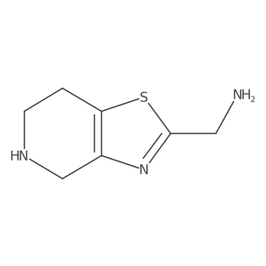 {4H,5H,6H,7H-[1,3]thiazolo[4,5-c]pyridin-2-yl}methanamine结构式