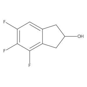 4,5,6-trifluoro-2,3-dihydro-1H-inden-2-ol结构式
