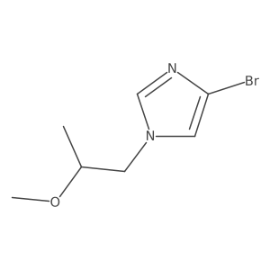 4-bromo-1-(2-methoxypropyl)-1H-imidazole Structure