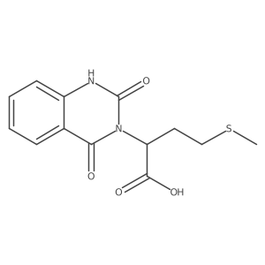 2-(2,4-Dioxo-1,4-dihydroquinazolin-3(2h)-yl)-4-(methylthio)butanoic acid Structure