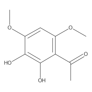 1-(2,3-Dihydroxy-4,6-dimethoxyphenyl)ethanone结构式