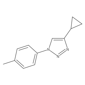4-cyclopropyl-1-(p-tolyl)-1H-1,2,3-triazole Structure
