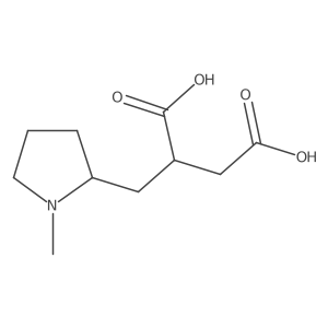 2-[(1-Methylpyrrolidin-2-yl)methyl]butanedioic acid Structure