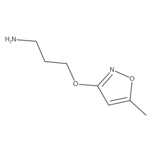 3-[(5-Methyl-1,2-oxazol-3-yl)oxy]propan-1-amine Structure