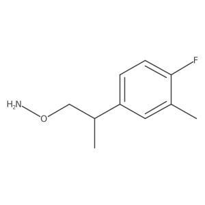 O-[2-(4-fluoro-3-methylphenyl)propyl]hydroxylamine结构式