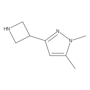 3-(azetidin-3-yl)-1,5-dimethyl-1H-pyrazole结构式