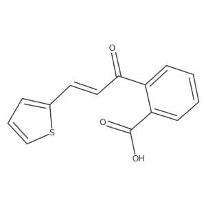 2-(3-Thiophen-2-yl-acryloyl)-benzoic acid结构式