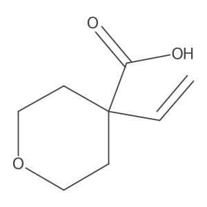 4-Ethenyloxane-4-carboxylic acid结构式