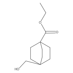 Ethyl 4-(hydroxymethyl)bicyclo[2.2.2]octane-1-carboxylate Structure