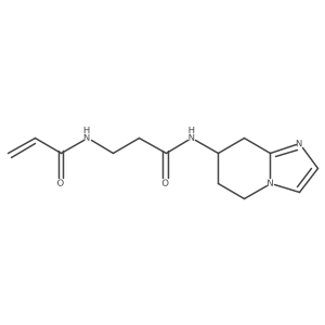 3-(Prop-2-enoylamino)-N-(5,6,7,8-tetrahydroimidazo[1,2-a]pyridin-7-yl)propanamide结构式