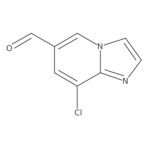 8-Chloroimidazo[1,2-a]pyridine-6-carbaldehyde结构式