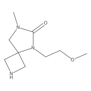 5-(2-Methoxyethyl)-7-methyl-2,5,7-triazaspiro[3.4]octan-6-one Structure
