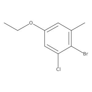 2-Bromo-1-chloro-5-ethoxy-3-methylbenzene Structure