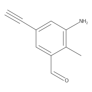 3-Amino-5-ethynyl-2-methylbenzaldehyde Structure