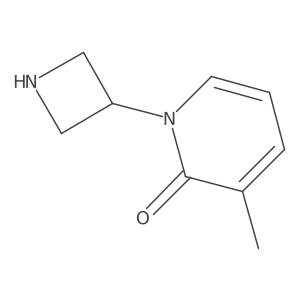 1-(Azetidin-3-yl)-3-methyl-1,2-dihydropyridin-2-one Structure