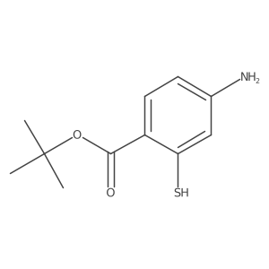 Tert-butyl 4-amino-2-sulfanylbenzoate结构式
