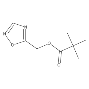 (1,2,4-Oxadiazol-5-yl)methyl2,2-dimethylpropanoate结构式