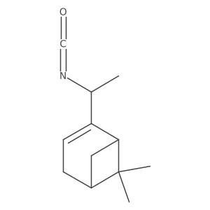 2-(1-Isocyanatoethyl)-6,6-dimethylbicyclo[3.1.1]hept-2-ene Structure