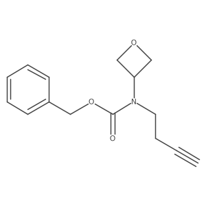 benzyl N-(but-3-yn-1-yl)-N-(oxetan-3-yl)carbamate结构式