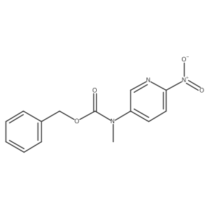 benzyl N-methyl-N-(6-nitropyridin-3-yl)carbamate Structure