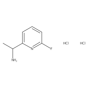(S)-1-(6-Fluoropyridin-2-yl)ethanamine dihydrochloride Structure