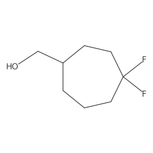 (4,4-Difluorocycloheptyl)methanol Structure