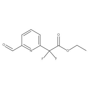 Ethyl 2,2-difluoro-2-(6-formylpyridin-2-yl)acetate结构式