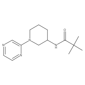 2,2-dimethyl-N-[1-(pyrazin-2-yl)piperidin-3-yl]propanamide Structure