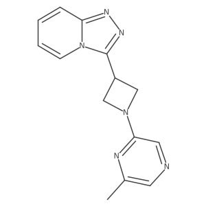 2-Methyl-6-(3-{[1,2,4]triazolo[4,3-a]pyridin-3-yl}azetidin-1-yl)pyrazine Structure