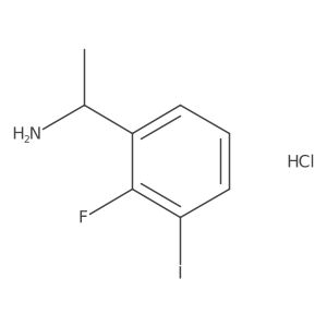 (R)-1-(2-Fluoro-3-iodophenyl)ethan-1-amine hydrochloride Structure