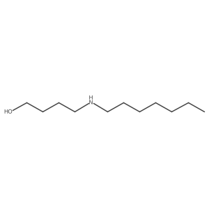 4-(Heptylamino)-1-butanol Structure