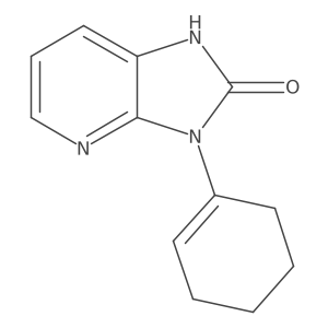3-(1-Cyclohexen-1-yl)-1,3-dihydro-2H-imidazo[4,5-b]pyridin-2-one Structure