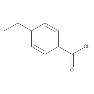 2,5-Cyclohexadiene-1-carboxylic acid, 4-ethyl- Structure