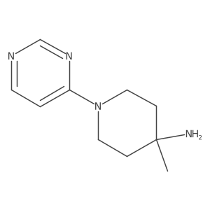 4-Amino-4-methyl-1-(4-pyrimidinyl)piperidine Structure