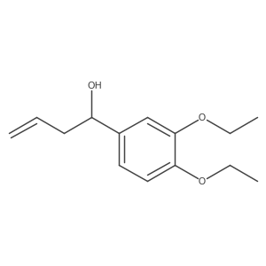 3,4-Diethoxy-I+/--2-propen-1-ylbenzenemethanol结构式