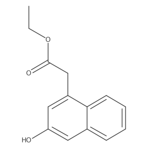 Ethyl 2-(3-hydroxynaphthalen-1-yl)acetate结构式