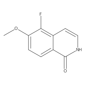 5-Fluoro-6-methoxyisoquinolin-1(2H)-one结构式