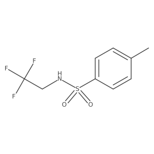 4-methyl-N-(2,2,2-trifluoroethyl)benzenesulfonamide结构式