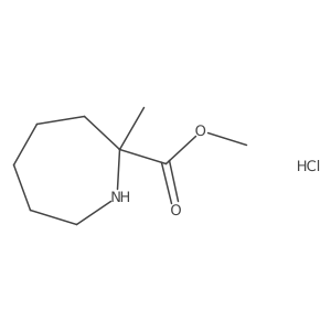 Methyl 2-methylazepane-2-carboxylate hydrochloride结构式