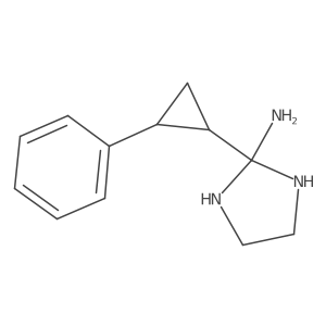 2-Imidazolidinamine, 2-(2-phenylcyclopropyl)-结构式