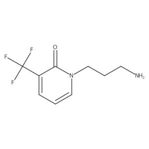 1-(3-Aminopropyl)-3-(trifluoromethyl)pyridin-2-one Structure