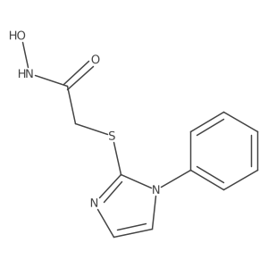 N-hydroxy-2-[(1-phenyl-1H-imidazol-2-yl)sulfanyl]acetamide Structure